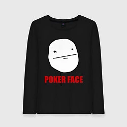 Женский лонгслив Poker Face