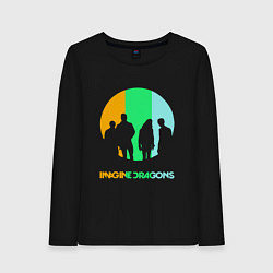 Лонгслив хлопковый женский Imagine Dragons: Evolve, цвет: черный