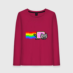 Женский лонгслив Nyan Cat