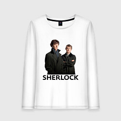 Женский лонгслив Sherlock
