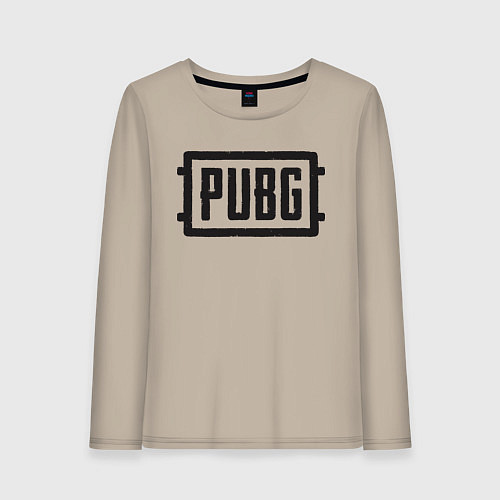 Женский лонгслив PUBG / Миндальный – фото 1