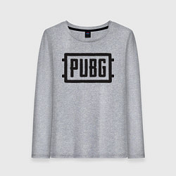 Лонгслив хлопковый женский PUBG, цвет: меланж