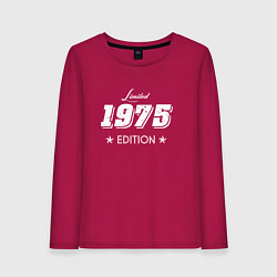 Лонгслив хлопковый женский Limited Edition 1975, цвет: маджента