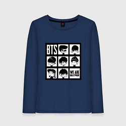 Женский лонгслив BTS: We are bulletproof