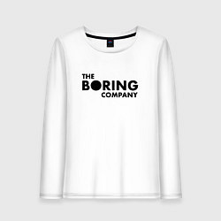 Женский лонгслив The boring company