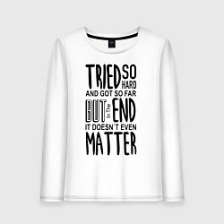 Женский лонгслив Linkin Park: Tried so Hard