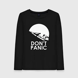 Женский лонгслив Elon: Don't Panic
