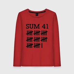 Женский лонгслив Sum 41: Days