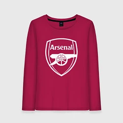 Лонгслив хлопковый женский FC Arsenal, цвет: маджента