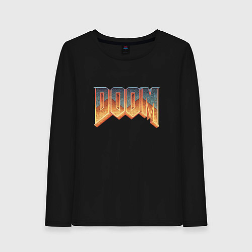 Женский лонгслив DOOM / Черный – фото 1