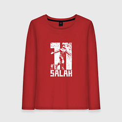 Лонгслив хлопковый женский Salah 11, цвет: красный