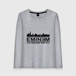 Женский лонгслив Eminem: Live from NY