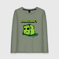 Женский лонгслив Minecraft Creeper