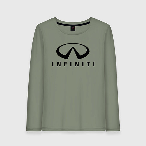 Женский лонгслив Infiniti logo / Авокадо – фото 1