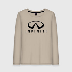 Женский лонгслив Infiniti logo