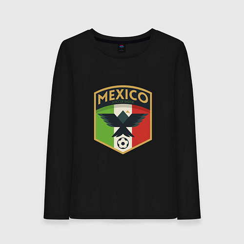 Женский лонгслив Mexico Football / Черный – фото 1