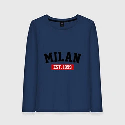 Женский лонгслив FC Milan Est. 1899