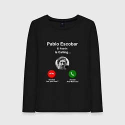 Женский лонгслив Escobar is calling