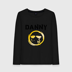 Лонгслив хлопковый женский HU: Danny, цвет: черный