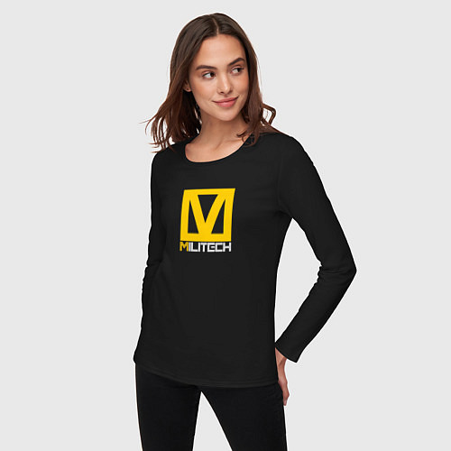 Женский лонгслив MILITECH / Черный – фото 3