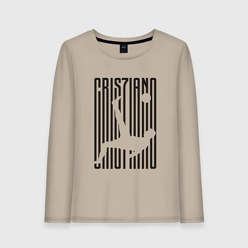 Женский лонгслив Cris7iano / Миндальный – фото 1
