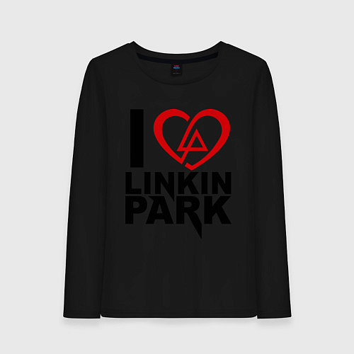 Женский лонгслив I love Linkin Park / Черный – фото 1