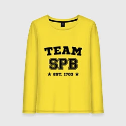 Женский лонгслив Team SPB est. 1703