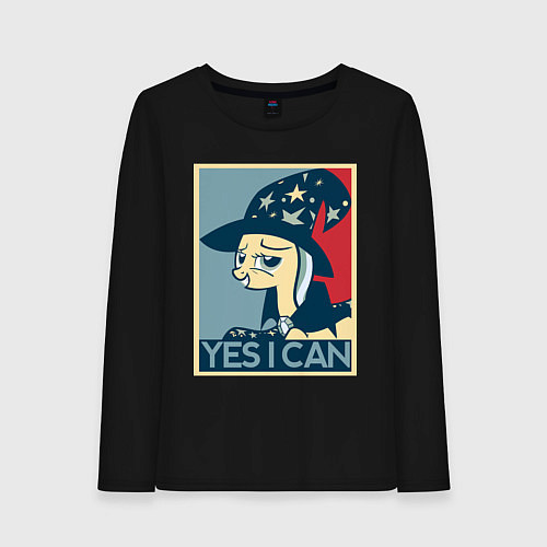 Женский лонгслив MLP: Yes I Can / Черный – фото 1