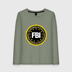 Женский лонгслив FBI Departament