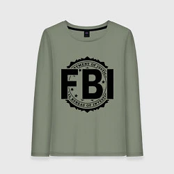 Женский лонгслив FBI Agency