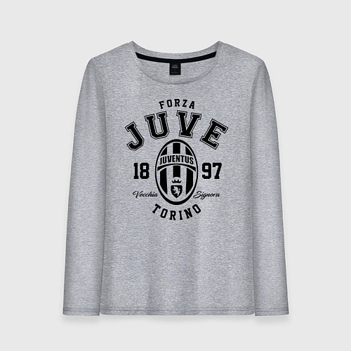 Женский лонгслив Forza Juve 1897: Torino / Меланж – фото 1