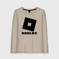 Лонгслив хлопковый женский ROBLOX, цвет: миндальный