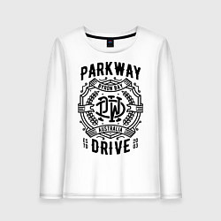Лонгслив хлопковый женский Parkway Drive: Australia, цвет: белый