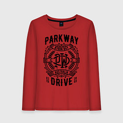 Лонгслив хлопковый женский Parkway Drive: Australia, цвет: красный