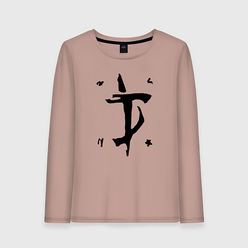 Женский лонгслив DOOM Slayer / Пыльно-розовый – фото 1