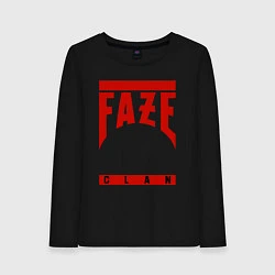 Лонгслив хлопковый женский FaZe Clan, цвет: черный