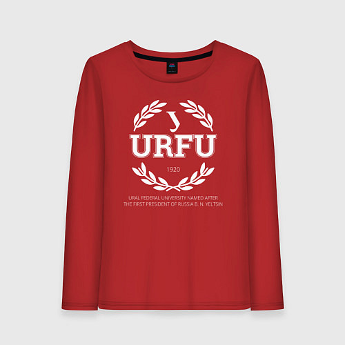 Женский лонгслив URFU / Красный – фото 1