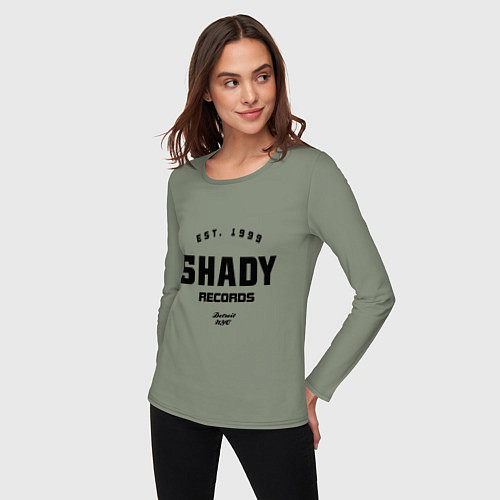 Женский лонгслив Shady records / Авокадо – фото 3