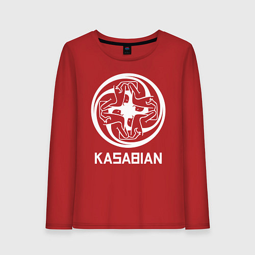 Женский лонгслив Kasabian: Symbol / Красный – фото 1