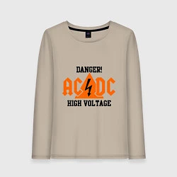 Женский лонгслив AC/DC: High Voltage