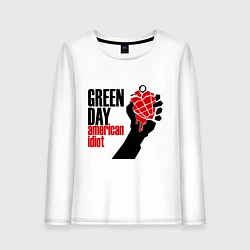 Женский лонгслив Green Day: American idiot