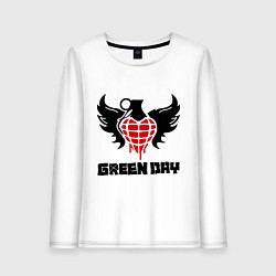 Женский лонгслив Green Day: Wings