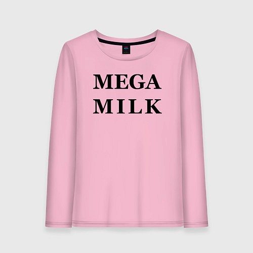 Женский лонгслив Billie Eilish: Mega Milk / Светло-розовый – фото 1