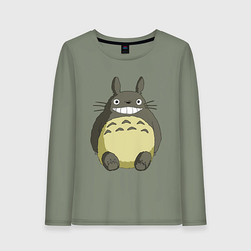 Женский лонгслив Тоторо / Авокадо – фото 1