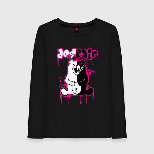 Женский лонгслив MONOKUMA / Черный – фото 1