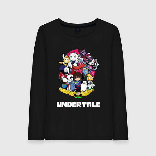 Женский лонгслив UNDERTALE / Черный – фото 1
