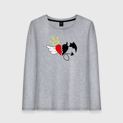 Женский лонгслив EMINEM / Меланж – фото 1