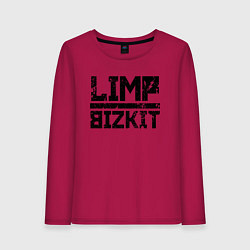 Лонгслив хлопковый женский LIMP BIZKIT, цвет: маджента