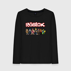 Лонгслив хлопковый женский ROBLOX, цвет: черный