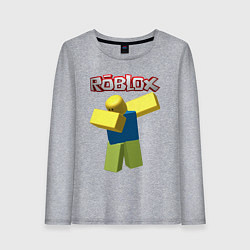 Лонгслив хлопковый женский Roblox Dab, цвет: меланж